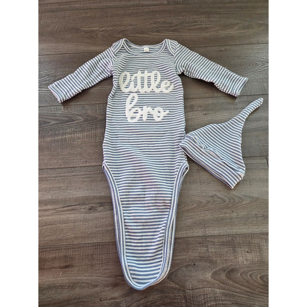 Boutique baby boy newborn gown